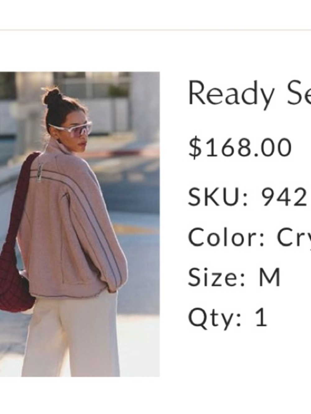 Free People Ready Set Rib Fleece Pullover - Picture 2 of 6